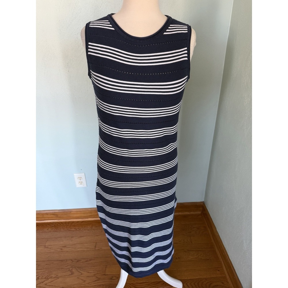 Pretty Garden Summer Bodycon Ottoman Sheath Maxi Dress Coastal Vacation Sz M